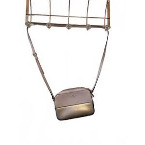 Kate Spade Ivy Street Clover Crossbody Bag in Nude/Pink & Bronzed Gold